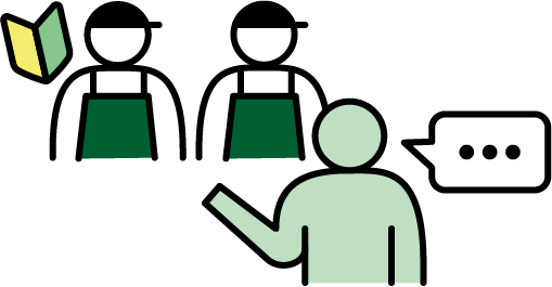 出店前研修イラスト